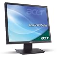 Acer V173DObmd 43,18cm (17 Zoll) Monitor (VGA,DVI, 5ms Reaktionszeit) schwarzmatt