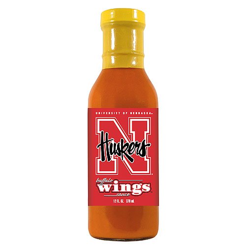 Nebraska Cornhuskers NCAA Buffalo Wings Sauce - 12oz by Hot Sauce Harry
