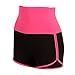 Lush Moda Athletic Yoga Shorts with High Waist for Running Biking or Casual Wear