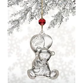 Marquis by Waterford 2008 Baby's First Christmas Ornament