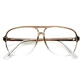 Vintage Inspired Tear Drop Fade Clear Lens Reading RX-able Eyewear Glasses