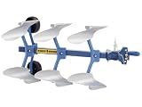 Eigenschaften rolly toys 12 380 3 / 123803 - Wendepflug 69cm Rabe blau 3 Scharen
