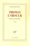 Thomas l obscur : Première version, 1941