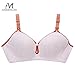 Anmengte Womens Seamless Push Up Nursing Bra Comfort Sleep Maternity Bralette