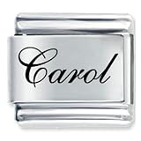 Name Carol Italian Charms Bracelet Link