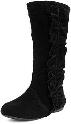 Kali Faux Suede Side Ribbon Boots (Toddler/Little Kid)