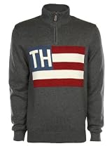 Tommy Hilfiger Mens Sweater U.S.A.Tommy Grey