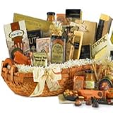 Top Notch Gourmet Food Gift Basket with Smoked Salmon