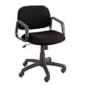 Cava Mid-Back Swivel/ Tilt Chair- Black