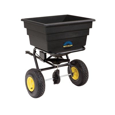 Spyker Pro Series Tow-Behind Spreader with Poly Hopper and Powder-Coat Frame- 175-Lb. Capacity, Model# P30-17520