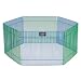 Kitchen & Housewares : Small Animal 6 Panel Exercise Pen - 15H x 19W"