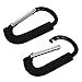 ilovebaby Hook Set for Baby Stroller 2 U Shape Hooks and 2 D Shape Hooks Easy to Install, Fit All Strollers Multi-Purpose Hanger for Baby Diaper Bags or Groceries-Solid, Pack of 4 Color Black