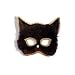 Venetian Mask Black Cat