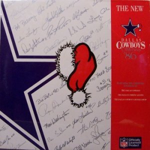 The New Dallas Cowboys Christmas '86 Vinyl Record Album Featuring the Christmas Favorites of the Dallas Cowboys, Alumni & Cheerleaders - NFL Officially Licensed Product
