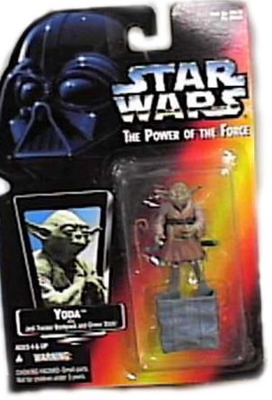 410MCRGGVCL Star Wars Power of the Force Yoda Red Card Action Figure