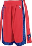 Detroit Pistons Red NBA Basketball Shorts Style 2
