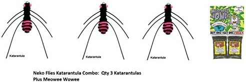 Litterboy Special 3 pack - Katarantula Interchangeable Cat Toy - Attachment Only PLUS Meowee Wowee Catnip