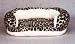 Bolster Bed Black and White Dots Medium