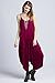 Solid Color Ladies Spaghetti Strap Loose Fit Harem Jumper Multi Color Available