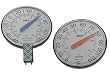 Zelco 8101 2nd Degree Indoor & Outdoor Thermometer Black