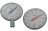 Zelco 8101 2nd Degree Indoor & Outdoor Thermometer Black