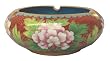Chinese cloisonne ashtray - 5"D