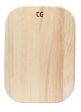 T&G Small Rectangular Chopping Board in Hevea Wood 28x20cm.