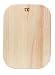 T&G Rectangular Chopping Board in Natural Hevea Wood, Small