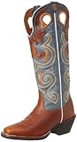 Tony Lama Women's Sunburst RR2010l Boot,Copper/Sky,9 B US