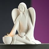 Produkt-Bild: Francis Engel Skulptur JOSETTE Herz mit Teelicht Francis Sculpture Gilde