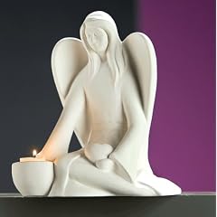 Francis Engel Skulptur JOSETTE Herz mit Teelicht Francis Sculpture Gilde