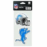 NFL Detroit Lions 4-by-8 Die Cut Decal