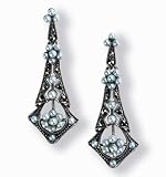 Tear Drop Silver Natural Seed Pearl Earrings – by Dahlia Vintage Jewelry Collection