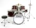 TKO 5-Piece Complete Junior Drum Set - Wine Red (FOR AIR EXPRESS SEE "SHIPPING INFORMATION")