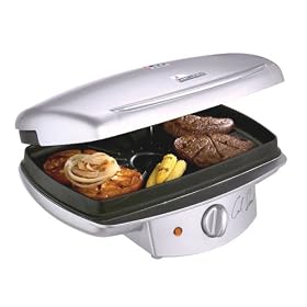 Hinari CLSG316 Carl Lewis Steam Grill - Silver