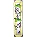 Hummingbirds Fuchsia Vertical Art Glass Panel Wall Hanging Suncatcher 42 x 10