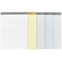 Riverside Paper 104713 Ecology Premium Recycled Legal Pads,8-1/2x11-3/4,Blue-Gray,Wide Rule,50/pad, Dz