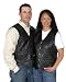 Apparel : Rebel Ryder Genuine Stone Leather Black Vest
