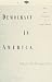 Image of Democracy in America, Volume 1 (Vintage Classics)
