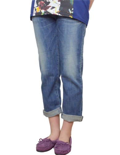 (アントゲージ)Antgauge 微ストレッチデニムパンツ「ロールアップ5P ジーンズ」GC650 ユーズド (36)