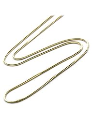 22" 1.2MM Snake Chain in 14K Yellow Gold