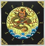 Best Simple Housewarming Gift Idea - 9" Sea Dragon Feng Shui Dynasty Oriental Wall Clock