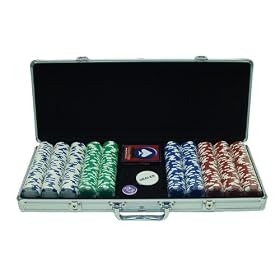 500 11.5G Holdem Poker Chip Set w/Aluminum Case