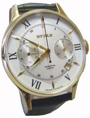 Poljot chronograph ''Buran 'Classic' white dial'' limited edition 250 men's