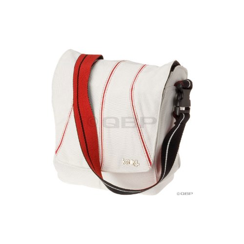 Knog Leading Dog Universal Bicycle Handlebar Bag with Hardware (Red/White)