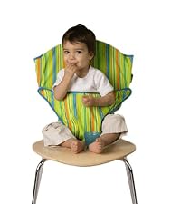 Totseat Highchair - Lime Stripes