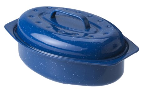 GSI Outdoors Oval Roaster (Blue, 13 x 8-Inch)
