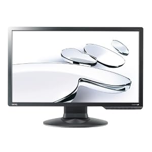 BenQ G2411HD 61 cm (24 Zoll) Full-HD TFT Monitor HDMI 1.3, DVI, VGA (Kontrastverh�ltnis dyn. 40000:1, Reaktionszeit 2ms) schwarz