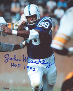 John Mackey Signed Baltimore Colts 8x10 Photo