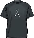 Japanese Samurai Sword Logo Men's Tee Shirt in 12 colors Small thru 6XL